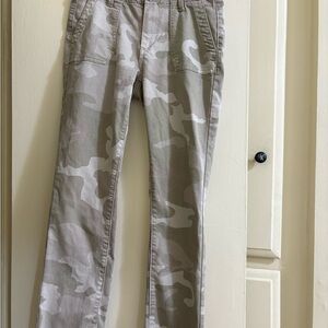 PAIGE Mayslie Ankle Straight Leg Pant in Camo